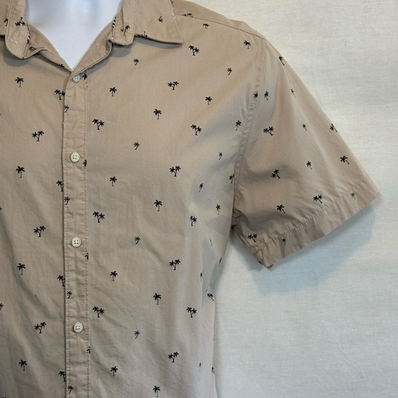 A-2 Men’s‎ Cactus Man Cream & Black Short Sleeve Button Down Shirt Size L - Picture 4 of 16